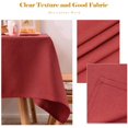 thumbnail image 3 of Rectangular Tablecloth Tablecloths Waterproof Stain Resistant Tablecloth Elegant Easy Care for Indoor, Outdoor Decoration 140*240cm, 3 of 4