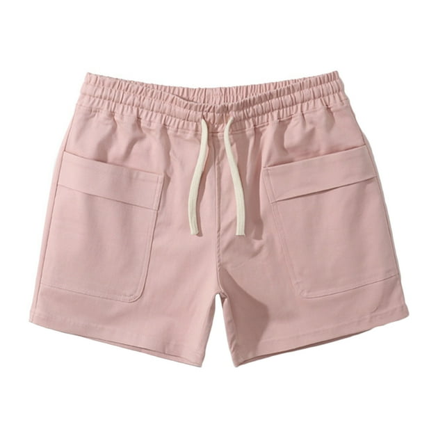 Diufon Men's Athletic Running Shorts Casual Elastic Waisted Drawstring Outdoor Sport Shorts Spring Summer Beach Shorts