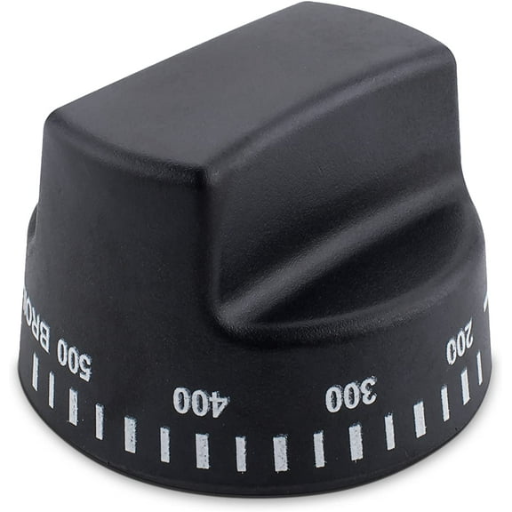 Whole Parts Thermostat Knob (Black) Part # PB010129 - Replacement & Compatible with Some Viking Ranges