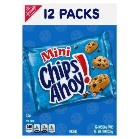 Chips Ahoy! Cookies Mini 12 Count 12 oz
