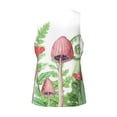 thumbnail image 5 of Xecao Amanita Fly Agaric Men's Tank Top Workout Quick Dry Sleeveless Gym Jogging Muscle Shirts Summer Swim Beach Tops, 5 of 9
