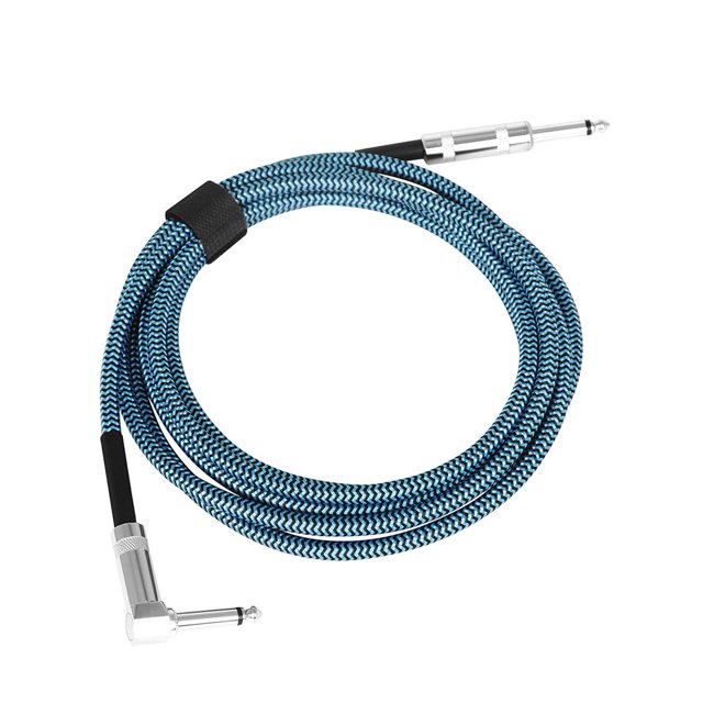 Mosiee 3Meter Guitar Audio Cable Noiseless Audio Wire Cord For Electric Guitar Bass