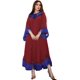thumbnail image 3 of Vestido modesto para mujer, cuello redondo, manga con borlas y lentejuelas, vestidos largos de Dubái, Abaya, Turquía, bata de fiesta musulmana árabe, 3 of 5