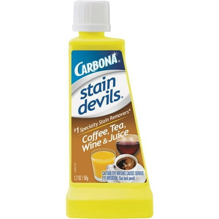(2 pack) Carbona Stain Devils 8 Wine, Tea, Coffee & Juice Stain Remover, 1.7