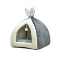 thumbnail image 2 of Tmvgtek Cama De Sueño Profundo Para Gatos, Cesta Para Mascotas, Acogedora Tumbona Para Cachorros, Cojín Para Casa De Perro (L Gris) Tmvgtek Para estrenar, 2 of 9