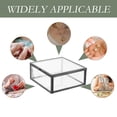 thumbnail image 3 of Shisuyan Household Glass Box Jewelry Packing Box Clear Glass Jewelry Box Clear Glass Storage Box, 3 of 9