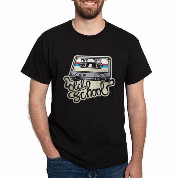 CafePress - Old School T Shirt - Men's Classic Cotton T-Shirts