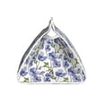 thumbnail image 3 of Naloa Blue Flax Flowers Print Leather Tissue Box Cover Rectangle | Long Tissue Box Cover | Tissue Box Holder | Tissue Holder for Bathroom, 3 of 9