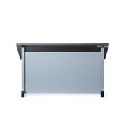 Audio Visual Direct Freestanding Tabletop Lectern, Silver & Black (14 H x 18 D x 23.2 L)