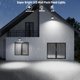 thumbnail image 4 of Paquete de luces LED de pared Rosykite, 40 W, sensor de movimiento giratorio 360°, 4 of 9