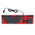 thumbnail image 2 of Teclado Mecánico Teclado Ergonómico Retroiluminado RGB de 104 Teclas Teclas sin Decoloración Teclado Programable para Juegos de Dos Colores para PC Y Portátil ANGGREK Otros, 2 of 8