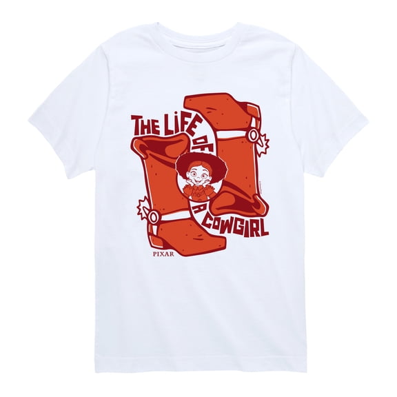 Toy Story 4 - The Life of a Cowgirl Jessie - Youth Boys Short Sleeve Graphic T-Shirt