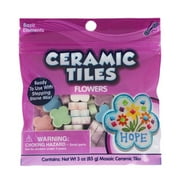 Horizon Group USA Mosaic Flower Ceramic Tiles