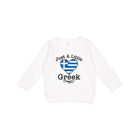 Inktastic Just a Little Greek Heritage Toddler Sweatshirt