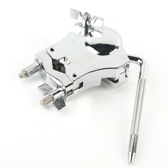 Soporte para tom drum en rack plateado, accesorio multifunción para instrumentos musicales WC83
