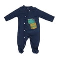 thumbnail image 3 of Mamelucos 725 Baby Niño Talla 6 Meses Dinosaurios Azul 2 Piezas, 3 of 3