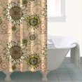 thumbnail image 4 of Beige Sunflower Small Flower Pattern Shower Curtain 36"x72" ,Bathroom Decorative Shower Curtains Set with 12 Hooks,Modern Waterproof Washable Shower Curtain, 4 of 6
