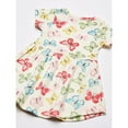 thumbnail image 3 of Touched by Nature Big Girls and Youth Organic Cotton Short-Sleeve Dresses 2pk, Butterflies, 8 Years, 3 of 5