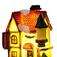 thumbnail image 3 of Nuevas Decoraciones Navideñas Resina Casa Pequeña Navidad Micropaisaje Luminoso Adornos para Casa Nieve Regalo Navidad (H), 3 of 9