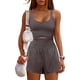 thumbnail image 1 of Mono de yoga, pantalones cortos, ropa deportiva de una pieza para mujer, traje de fitness con agujeros, monos, pantalones cortos de yoga, ropa de moda para mujer, 1 of 3