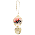 thumbnail image 1 of China Red Education Propaganda Road Car Keychain Angel Wing Pendant, 1 of 4