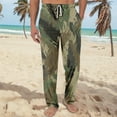 thumbnail image 2 of SnnmBlm Camo Pajama Pants Hunting Camouflage Men's Pajama Bottoms Lounge Sleepwear PJs Lightweight Sleep Pants Dark Green S, 2 of 7
