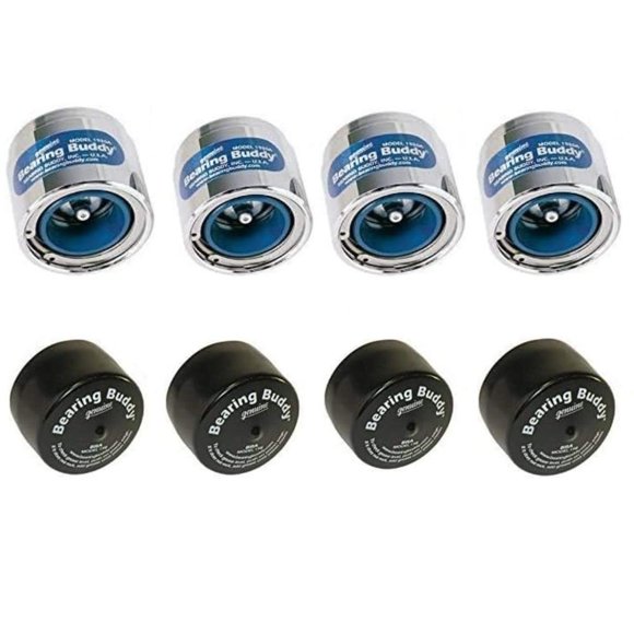 Remolque para barco Bearing Buddy 1.980, cromado, con sujetador protector