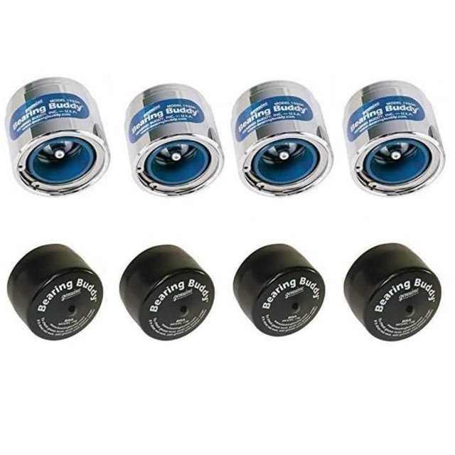 Remolque para barco Bearing Buddy 1.980, cromado, con sujetador protector