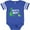 Football Blue and White, variant on Inktastic Pappys Boy Grandson Dinosaur Boys Baby Bodysuit