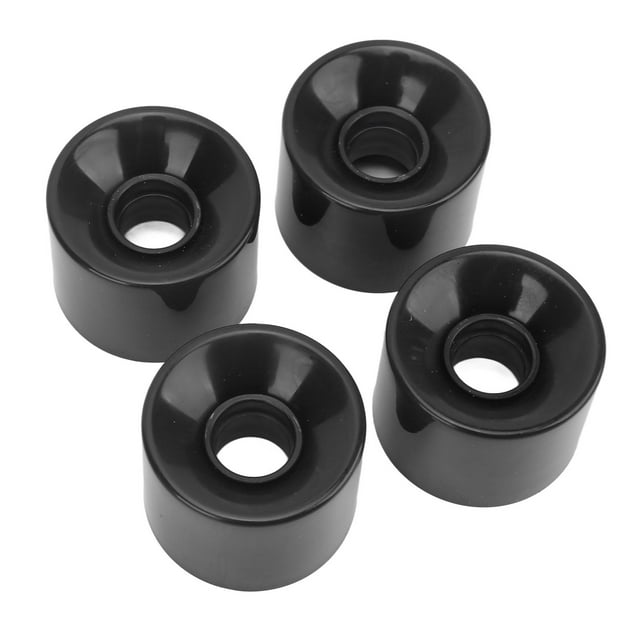 Land Surfboard Wheel, Low Noise Stability PU Material Replacement Parts Wear Resistant Skateboard Wheels for Ramp Sidewalk Cement Road Black,Yellow,Blue,Red