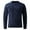 01 Navy, variant on Fewfanhot Men's Shirts Crewneck Sweater Cable Knit Sweater Classic Fisherman Pullover Sweater