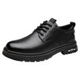 thumbnail image 5 of Mens Oxfords Shoes Fashion Casual Leather Lace up Business Office Work Oxford Sneakers All Season, 5 of 8