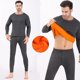 thumbnail image 4 of Ropa interior térmica para hombre, calzoncillos largos con forro polar, conjunto de ropa interior larga para clima frío, parte superior e inferior de invierno, 4 of 5