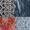 Red and Blue, variant on NEWLAKE 3-Piece Floral Cotton Patchwork Quilt Set Decor Quilt Set with Pillow Shams (Queen, Navy Blue)