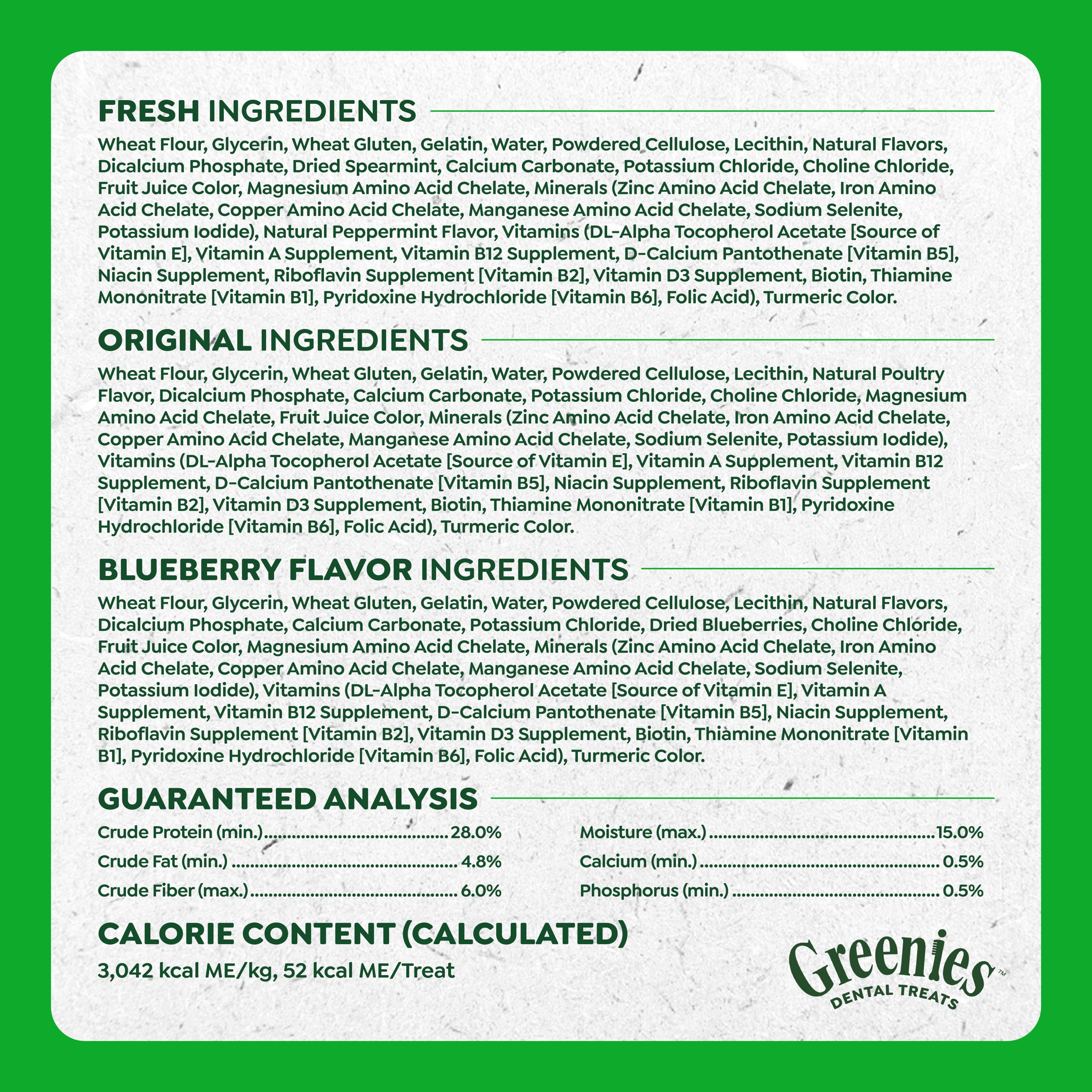 Greenies Adult Natural Dental Dog Treats 3 Flavors, Petite Size, (3) 12 oz Packs (60 Count)