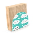 thumbnail image 2 of Happy Clouds Pattern Thick U Shape Acrylic Napkin Holder Non Slip Space Saving for Kitchen, 2 of 9