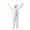 White, variant on Odeerbi Kids Boys Girls Rabbit Bodysuit Stage Performance Clothes Fashion Solid Color Kindergarten Children's Day Rabbit Pulling Radish Animal Jumpsuit White