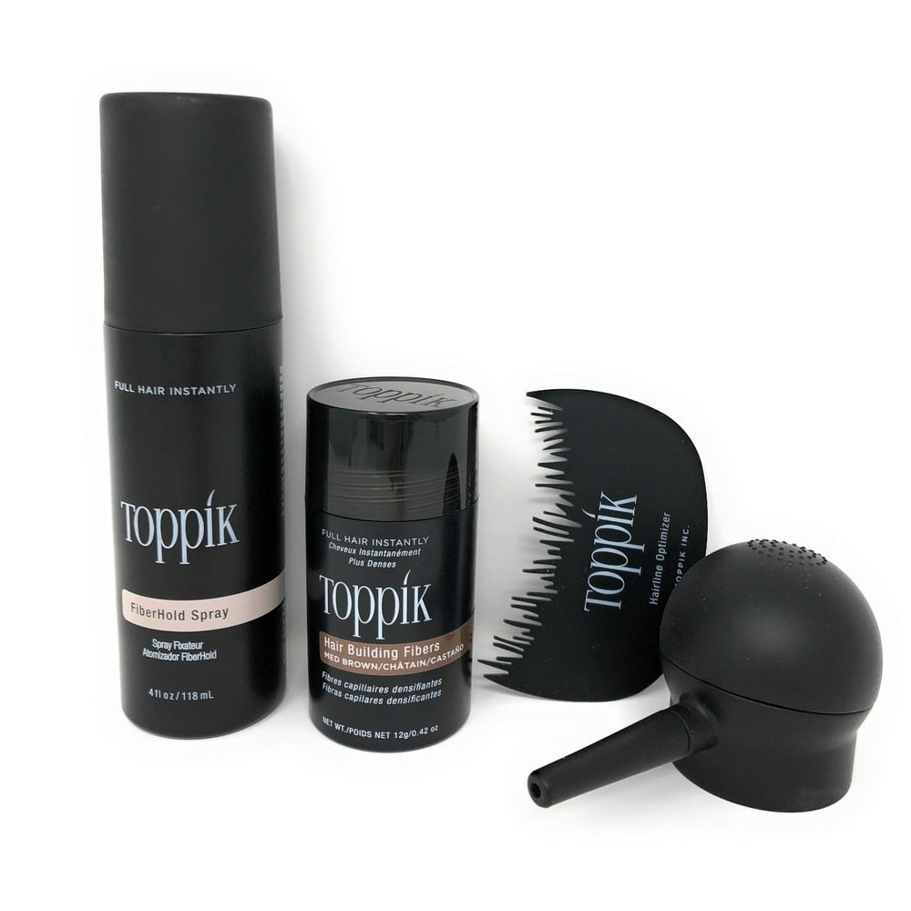 TOPPIK Hair Building Value Combo Pack (Color LIGHT BROWN) Walmart