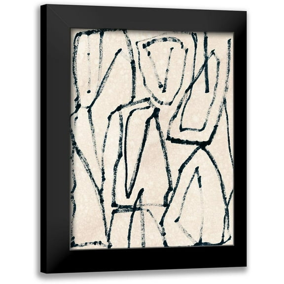 Vess, June Erica 12x14 Black Modern Framed Museum Art Print Titled - Liminal Boundary II