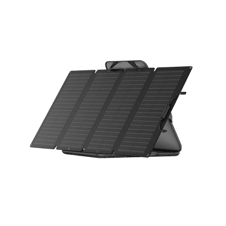 

EcoFlow 160W Portable Solar Panel for Power Station Foldable Solar Charger with Adjustable Kickstand Waterproof IP67 for Outdoor Camping RV off Grid System