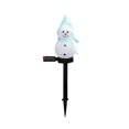 thumbnail image 1 of Solar Snowman Lights Outdoor Snowman Santa Ornament Solar Powered Landscape Pathway Light for Patio Yard Garden Lawn Decorations Party Holiday Gifts, 1 of 5