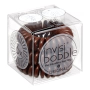 Invisibobble The Traceless Hair Ring - 'Original' - Pretzel Brown - 3 Pack