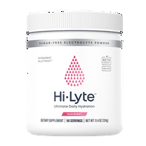 Adapted Nutrition | Hi-Lyte Electrolyte Powder Raspberry Drink Mix | 90 Servings