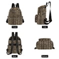thumbnail image 4 of FORMRS Mini Backpack Purse for Women Travel Daypack Casual Shoulder Bag, Black Floral Pattern, 4 of 7