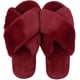thumbnail image 3 of Zapatillas de invierno para mujer, zapatillas de felpa mullidas y cálidas para interiores, zapatillas ligeras para el hogar, zapatillas planas cómodas antideslizantes Adepaton WL-00499-9, 3 of 5