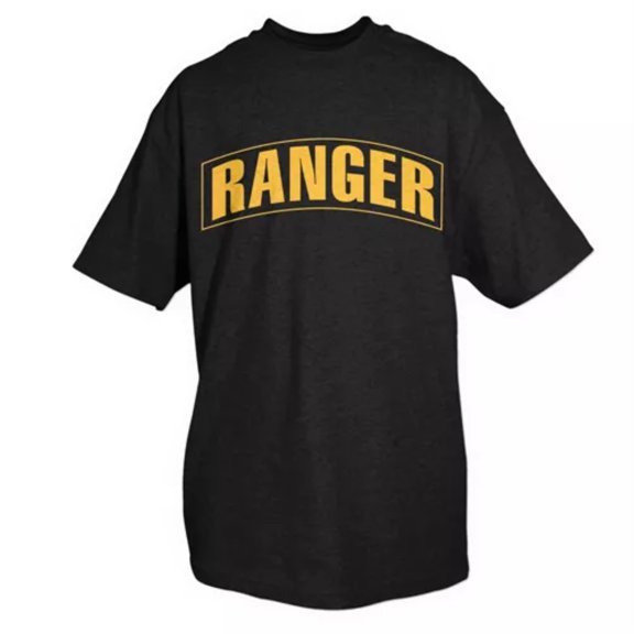 fox outdoor 63-974 m ranger imprint t-shirt - black, medium