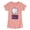 DESERT PINK, variant on Instant Message - Baseball Video Game Press Play - Youth Girls Fitted Short Sleeve T-Shirt