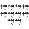thumbnail image 1 of Zinc Alloy Drawer Cupboard Locker Cam Lock with Keys, Black, 1 of 5