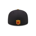 thumbnail image 4 of Men's New Era Navy/Gold Cleveland Browns 60th Anniversary 59FIFTY Fitted Hat, 4 of 6