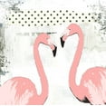 thumbnail image 2 of Ogren, Sarah 12x12 White Modern Wood Framed Museum Art Print Titled - Flamingos, 2 of 4